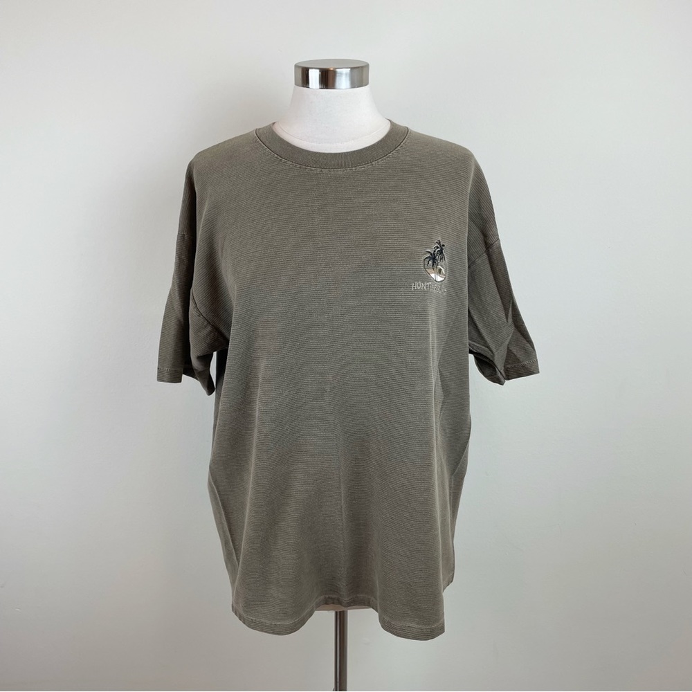 Vintage Lifestyles Resortwear Brown Hunting Island Short Sleeve Tee Shirt Men